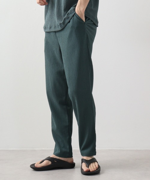 パンツ Drape pants Drape Front Jersey Pants