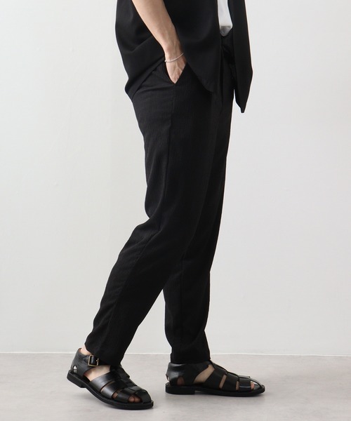 COMFORTABLE REASON ブラックイージーパンツ COMFORTABLE REASON ブラックイージーパンツ - パンツ最新