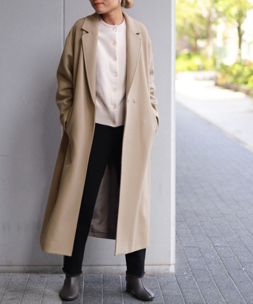 SLOBE IENA」 チェスターコート 38 ベージュ レディース : 81185440 