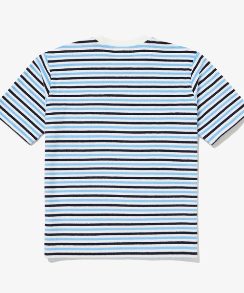 LACOSTE tシャツ オーバーサイズ ハイゲージパイル地ボーダー
