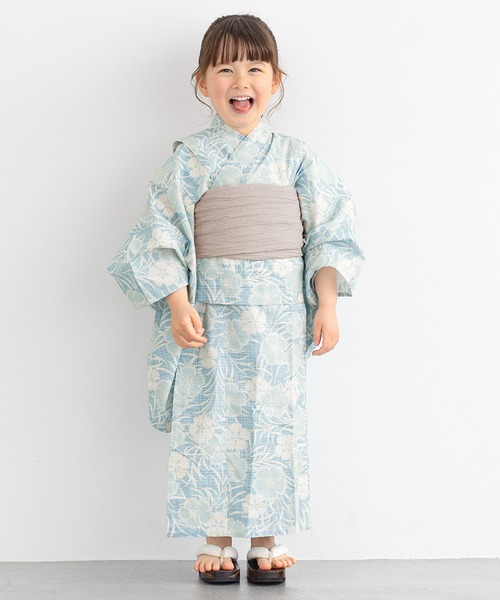 SOU-SOU 浴衣 紺色　キッズ　130センチ SOU-SOU 浴衣 紺色 キッズ 130センチ
