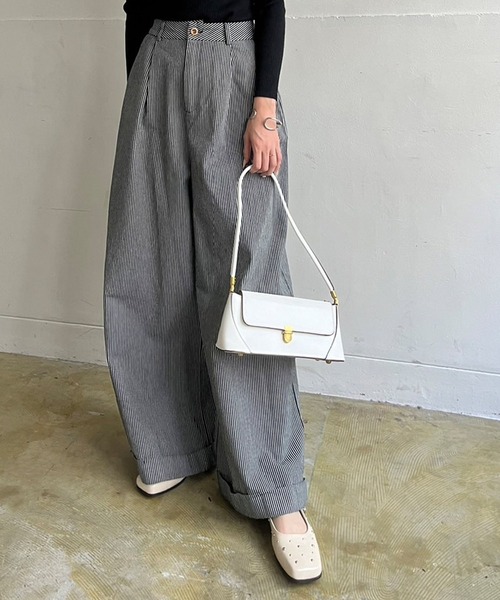 Jewelobe（ジュエローブ） ショルダーバッグ バッグ 横長フラップ