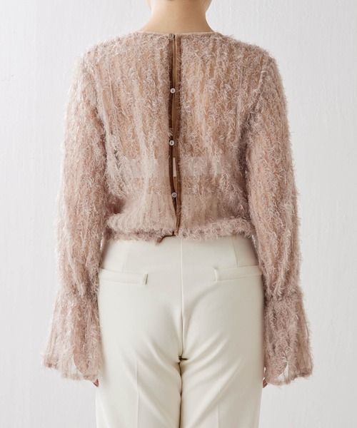 THE PAUSE シャツ ブラウス 「THE PAUSE」フェザーチュールブラウス