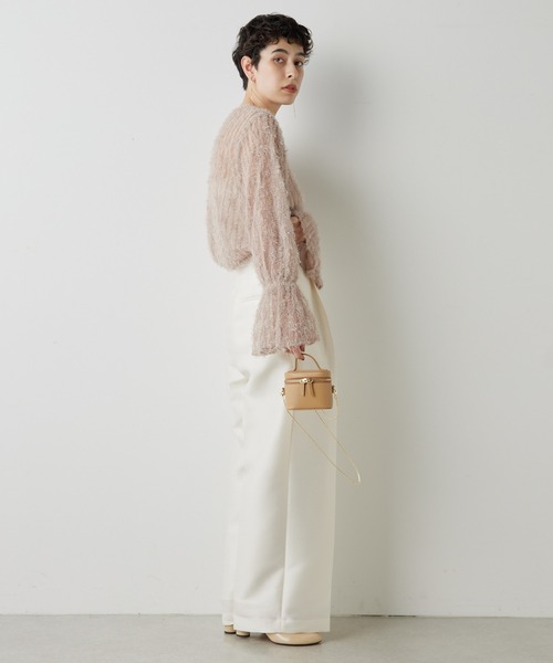 THE PAUSE シャツ ブラウス 「THE PAUSE」フェザーチュールブラウス