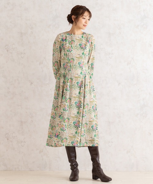 ワンピース 「22fabric」デコレーションパーク/ワンピース