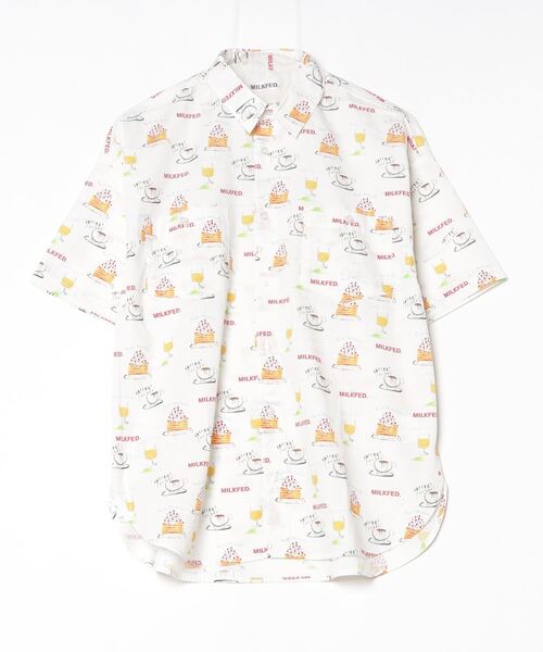 ブラウス シャツ MILKFED.xOMIYA ELLIE S/S SHIRT レディース