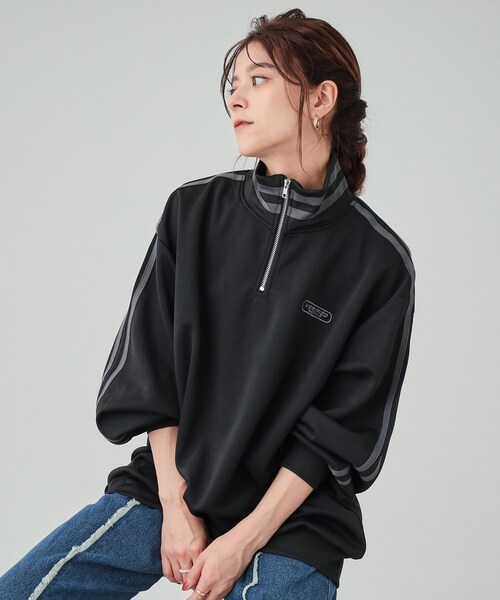 Cutie Blonde（キューティーブロンド） tシャツ ハーフジップライン