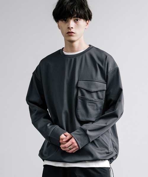 Rocky Monroe tシャツ 裏起毛カットカルゼ ドローコードロンT