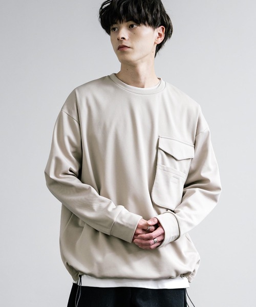 Rocky Monroe tシャツ 裏起毛カットカルゼ ドローコードロンT