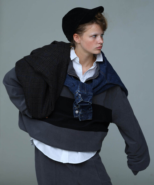 journal standard luxe パイル ハーフZipプルオーバー journal standard luxe パイル ハーフZipプルオーバー