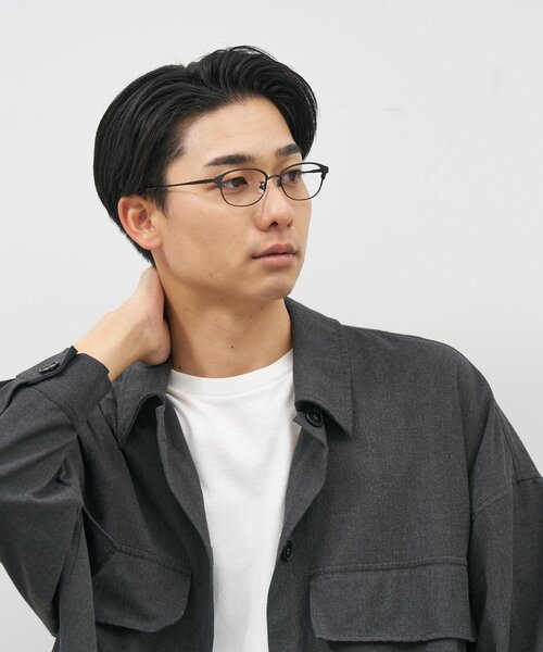 Zoff（ゾフ） 伊達メガネ メガネ 眼鏡 ウエリントン型メガネ