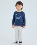 tシャツ やわらか長袖Tシャツ(恐竜) キッズ...の詳細画像3