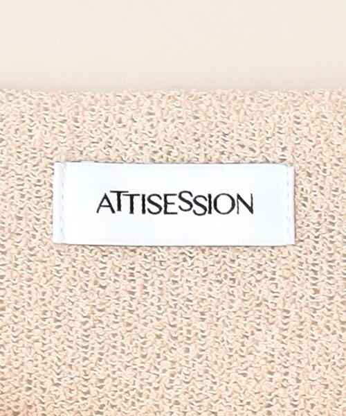 attisession ループプルオーバーニット ATTISESSION ニット セーター 「ATTISESSION」ループ プル