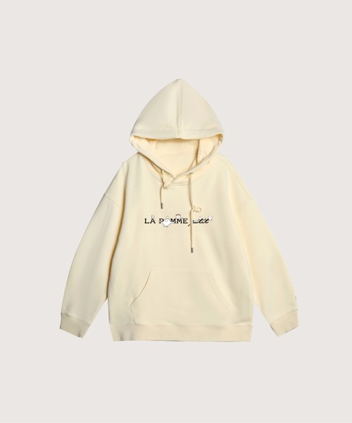パーカー Yawame × LA POMME petit Logo Hoodie レディース