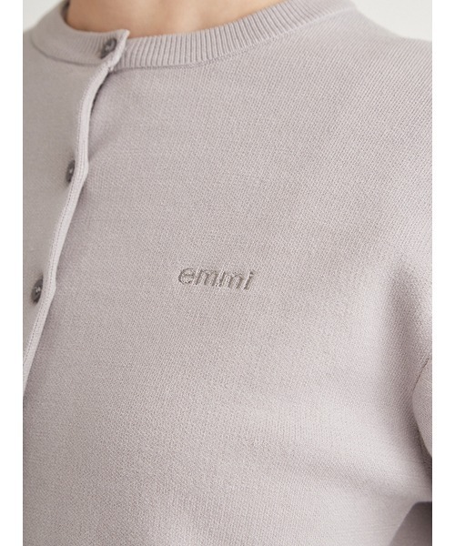 emmiロゴアンサンブルニットトップス emmi ニット セーター emmiロゴアンサンブルニットトップス