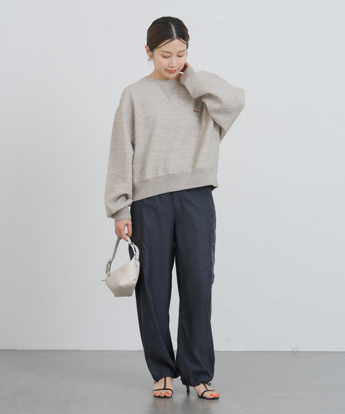 IENA トレーナー スウェット BLACK オーバーサイズスウェット