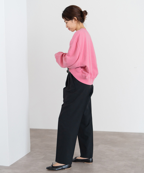 IENA トレーナー スウェット BLACK オーバーサイズスウェット