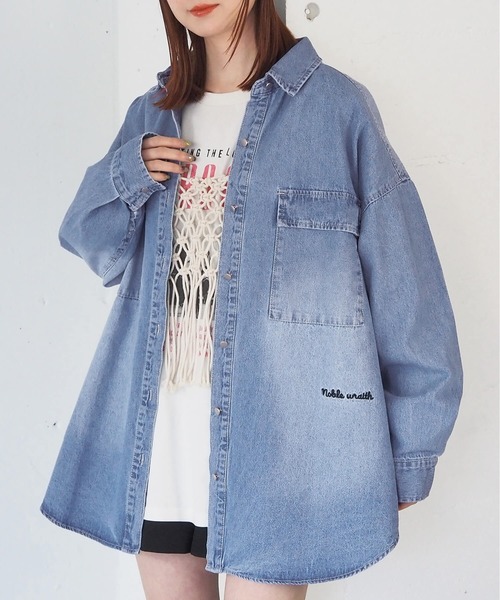 moshoz様  ご予約品 E120 B.C STOCK ブラウス シャツ 手洗い可 / 刺繍ギャザーブラウス
