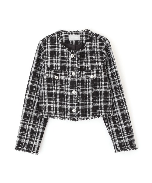 JILL STUART ツイード　ジャケット JILL by STUART ジャケット テーラードジャケット ファンシー