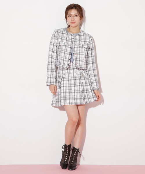JILL STUART ツイード　ジャケット JILL by STUART ジャケット テーラードジャケット ファンシー