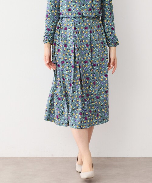 LAURA ASHLEY（ローラアシュレイ） スカート 「ジャージ素材／洗える