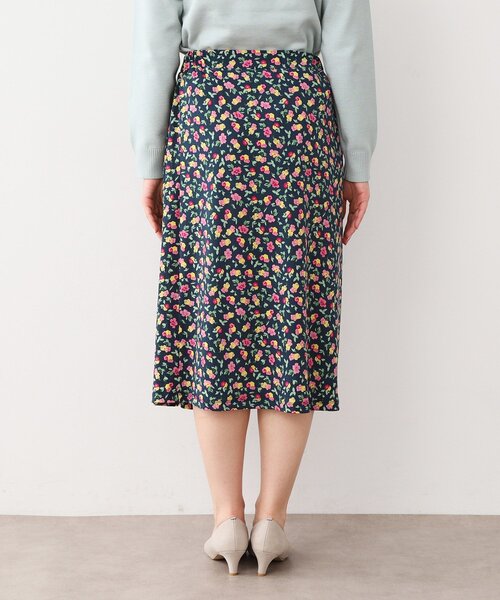 ローラ アシュレイ（LAURA ASHLEY）/【ジャージ素材／洗える／同柄アイテムあり】ポリアンサス柄スカート LAURA ASHLEY（ローラアシュレイ） スカート 「ジャージ素材／洗える