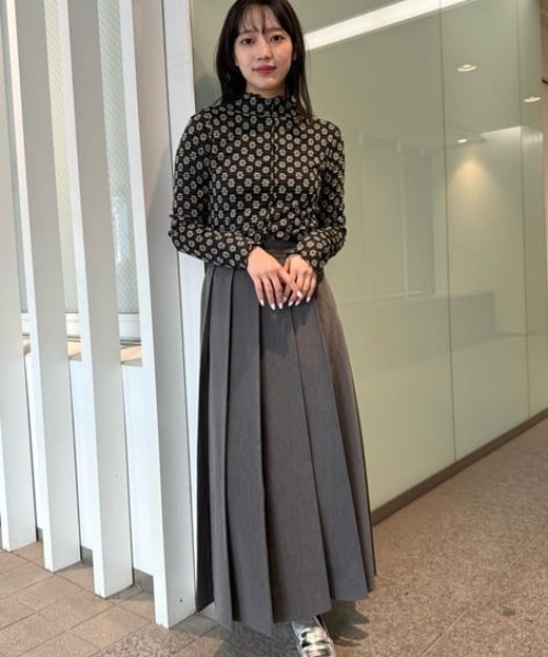 びっきー　さま VICKY スカート ツイルプリーツスカート「手洗い可能