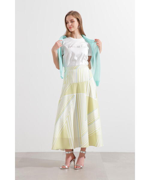 ピンキー＆ダイアン（PINKY&DIANNE）/◆トライアングルボーダープリントスカート PINKY&DIANNE（ピンキー アンド ダイアン） スカート トライアングル