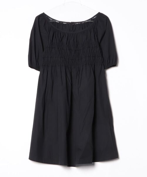 BURBERRY BLUE LABEL ひざ丈　ミニ　ワンピース　半袖　フリル BURBERRY BLUE LABEL 「BURBERRY LABEL」 フリル半袖ワンピース