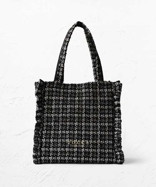 トッカ TOCCA 【撥水】FRILL A4 NYLONTOTE トートバッグ