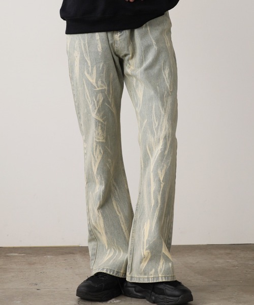 ROOP TOKYO ジーンズ Washed Flared Denim Pants / ウォッシュ加工