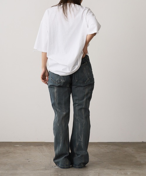 ROOP TOKYO ジーンズ Washed Flared Denim Pants / ウォッシュ加工