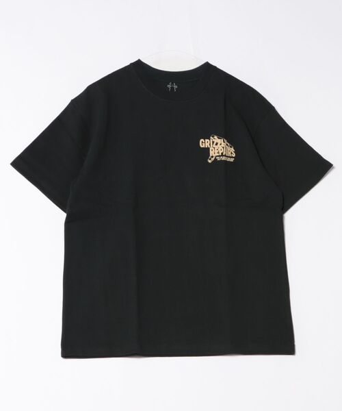GODONLYKNOWS　BACK LOGO　PRINT　Ｔシャツ　Sサイズ GRIZZLY（グリズリー） tシャツ 「ムラサキスポーツ限定」GRIZZLY