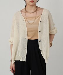 カーディガン 「新色追加」「救世主カーデ」ぺーパーヤーンニットカーディガン レディース｜ZOZOTOWN Yahoo!店