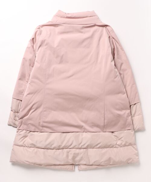 ローズティアラ パール装飾付きピンクロングダウンコート ローズティアラ パール装飾付きピンクロングダウンコート ローズ