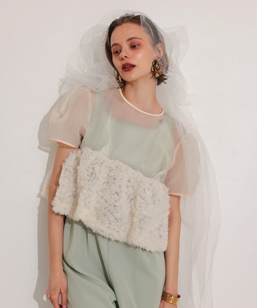 DONOBAN（ドノバン） ワンピース 「ANDRESD」swell peplum set up