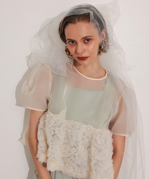 スーツ・フォーマル・ドレス ANDRESD swell peplum set up pants dress セール】スウェルぺプラムセットアップパンツドレス / swell peplum