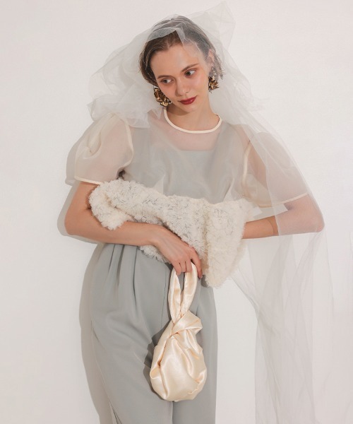 DONOBAN ワンピース 「ANDRESD」swell peplum set up pants