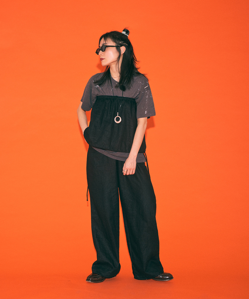 チューブトップ ベアトップ 「THE MOOD」リネンビスチェ CITYSHOP チューブトップ ベアトップ 「THE MOOD」リネン