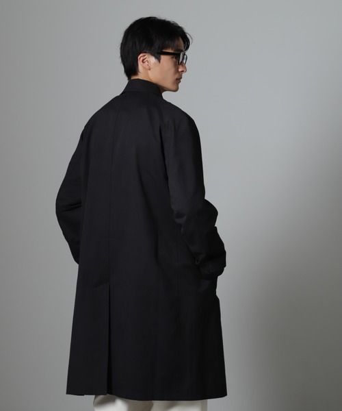 【タグ付き未使用】ナノユニバース ステンカラーコート Super100'S M タグ付き未使用】ナノユニバース ステンカラーコート Super100'S M