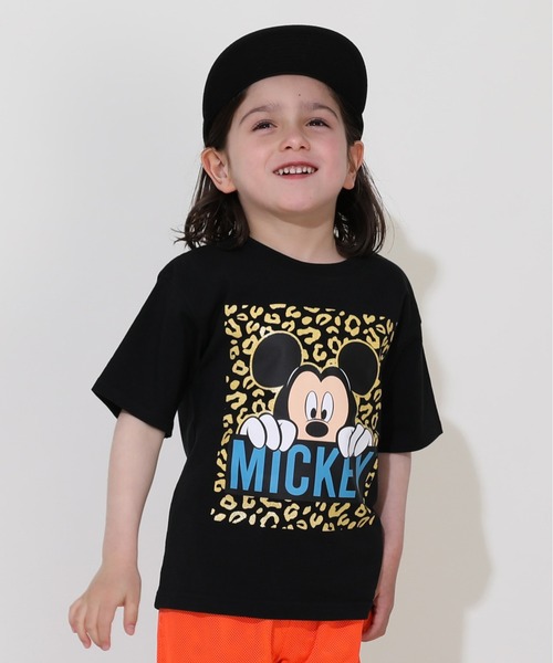 Disney（ディズニー） tシャツ 「綿100％」親子お揃い ヒョウ柄キャラ