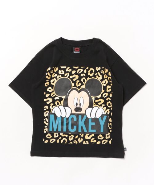 Disney tシャツ 「綿100％」親子お揃い ディズニー ヒョウ柄