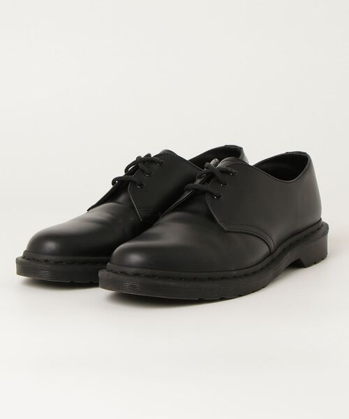 Dr. Martens ブラックレザー ドレスシューズ Dr.Martens 「Dr. Martens」 レザーシューズ 9 ブラック メンズ
