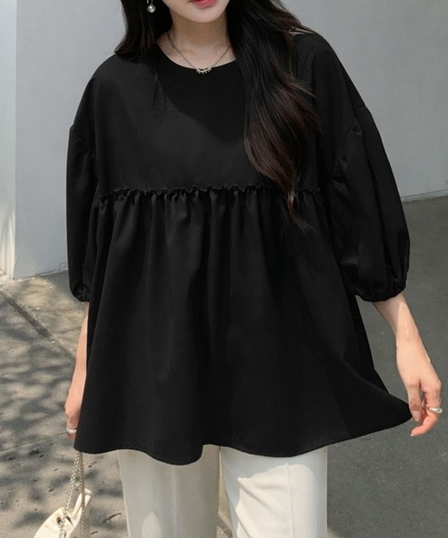 チュニック ペプラムチュニックブラウス : ZOZOTOWN Yahoo!店 - 通販