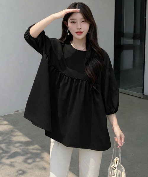チュニック ペプラムチュニックブラウス : ZOZOTOWN Yahoo!店 - 通販