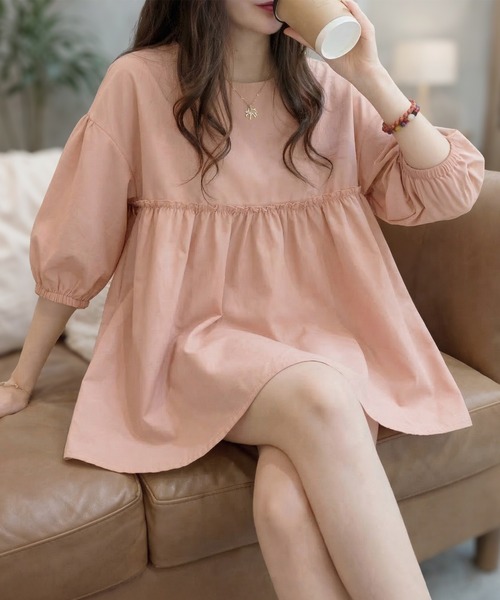 チュニック ペプラムチュニックブラウス : ZOZOTOWN Yahoo!店 - 通販