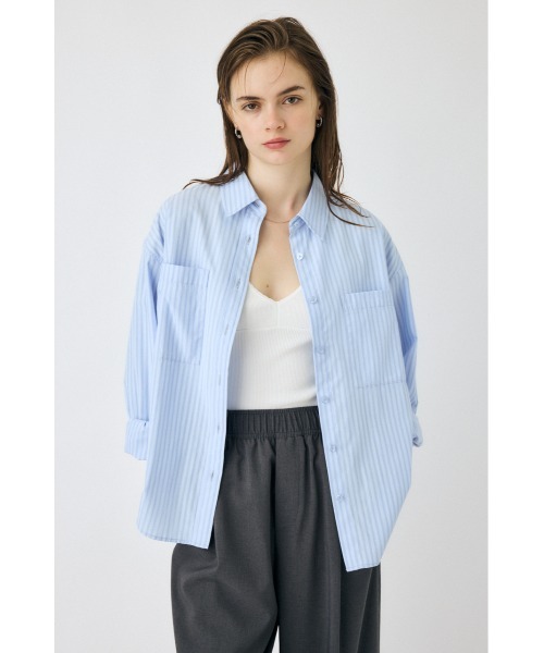 ブラウス シャツ STRIPE COLOR シャツ レディース