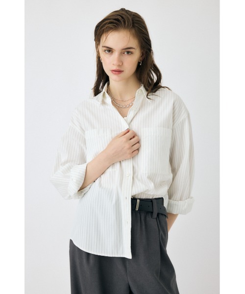 moussy ストライプシャツ MOUSSY ブラウス シャツ STRIPE COLOR レディース : ZOZOTOWN