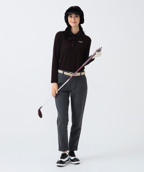 BEAMS GOLF（ビームス ゴルフ） パンツ PURPLE LABEL / W裾 ロング