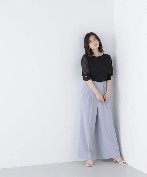ニット セーター シアースリーブハトメカフスニット レディース | NATURAL BEAUTY BASIC | 13